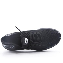 Men's textile lace-up basket