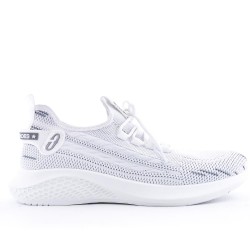 Men's textile lace-up basket
