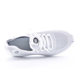 Men's textile lace-up basket