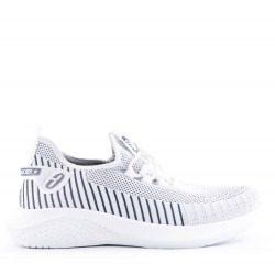 Men's textile lace-up basket