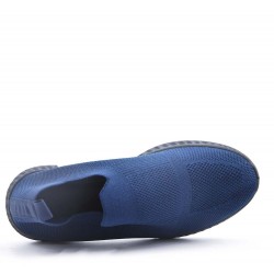 Men's textile lace-up basket