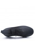 Men's textile lace-up basket