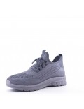 Men's textile lace-up basket