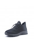 Men's textile lace-up basket