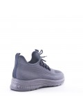 Men's textile lace-up basket