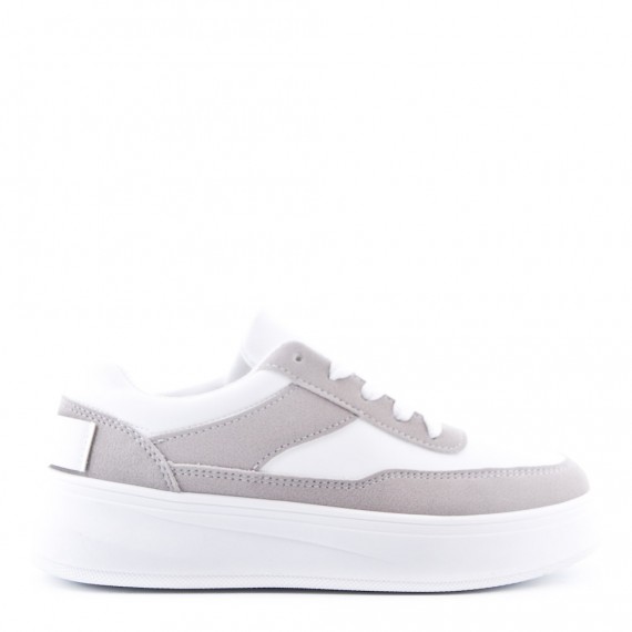 Basket en simili cuir pour femme