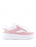 Basket en simili cuir pour femme