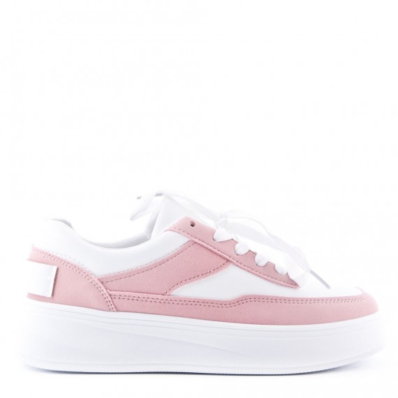 Basket en simili cuir pour femme