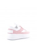 Basket en simili cuir pour femme