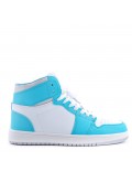 Women's faux leather sneaker