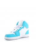 Women's faux leather sneaker