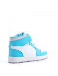 Women's faux leather sneaker