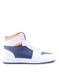 Women's faux leather sneaker