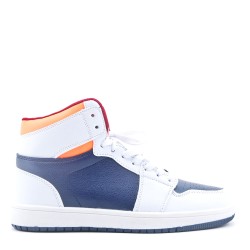 Women's faux leather sneaker