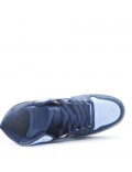 Women's faux leather sneaker