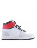 Women's faux leather sneaker