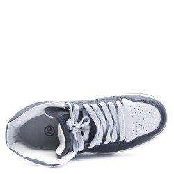 Women's faux leather sneaker