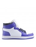 Women's faux leather sneaker