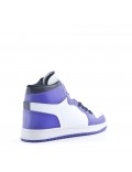 Women's faux leather sneaker