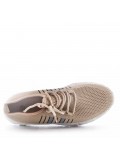 Men's textile lace-up basket