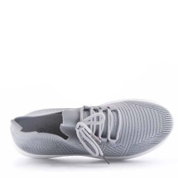 Men's textile lace-up basket