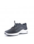 Men's textile lace-up basket