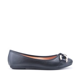 Ballerine confort en simili cuir