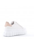 Women's faux leather sneaker