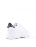 Women's faux leather sneaker