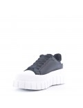 Women's faux leather sneaker