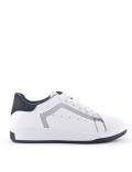 Women's faux leather sneaker