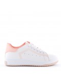 Women's faux leather sneaker