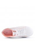 Women's faux leather sneaker