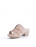 Big size 41-44 -Faux leather heeled sandal