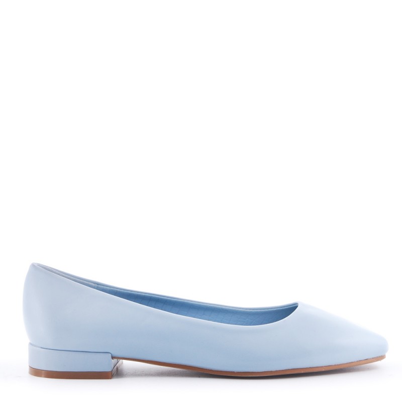 faux leather heeled pumps