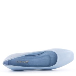 Escarpins à talon en simili cuir pour femme