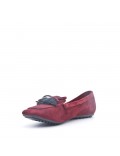 Women's mocassin in faux suede 