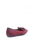 Mocassin en simili daim pour femme