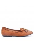 Women's mocassin in faux suede 