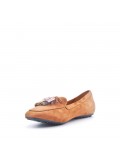 Women's mocassin in faux suede 