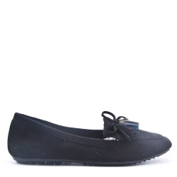 Women's mocassin in faux suede 