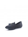 Women's mocassin in faux suede 