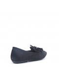 Women's mocassin in faux suede 