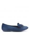 Women's mocassin in faux suede 