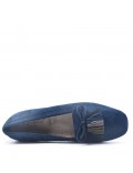 Women's mocassin in faux suede 