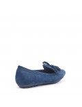 Women's mocassin in faux suede 