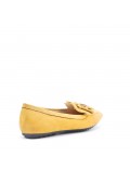 Women's mocassin in faux suede 