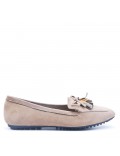 Women's mocassin in faux suede 