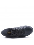 Faux leather sneakers for men