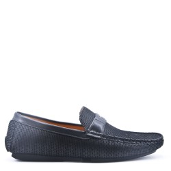 Men's textile moccasin